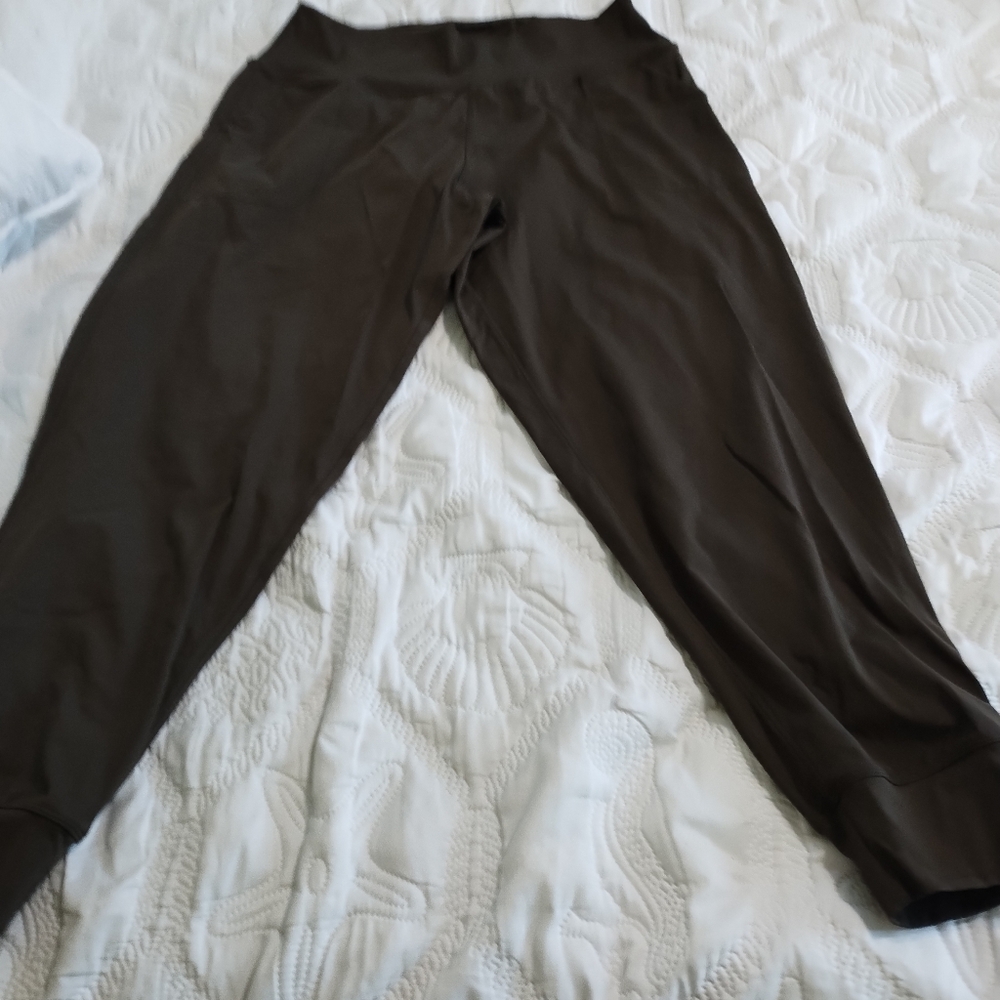 Elegant Women's Dark Brown Joggers